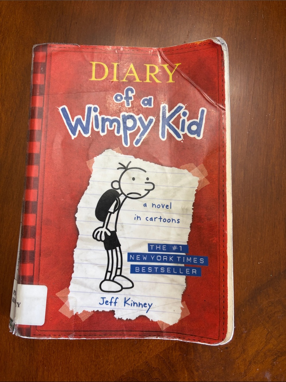Abrams Books Red Hardcover "Diary of a Wimpy Kid" Cartoon Novel